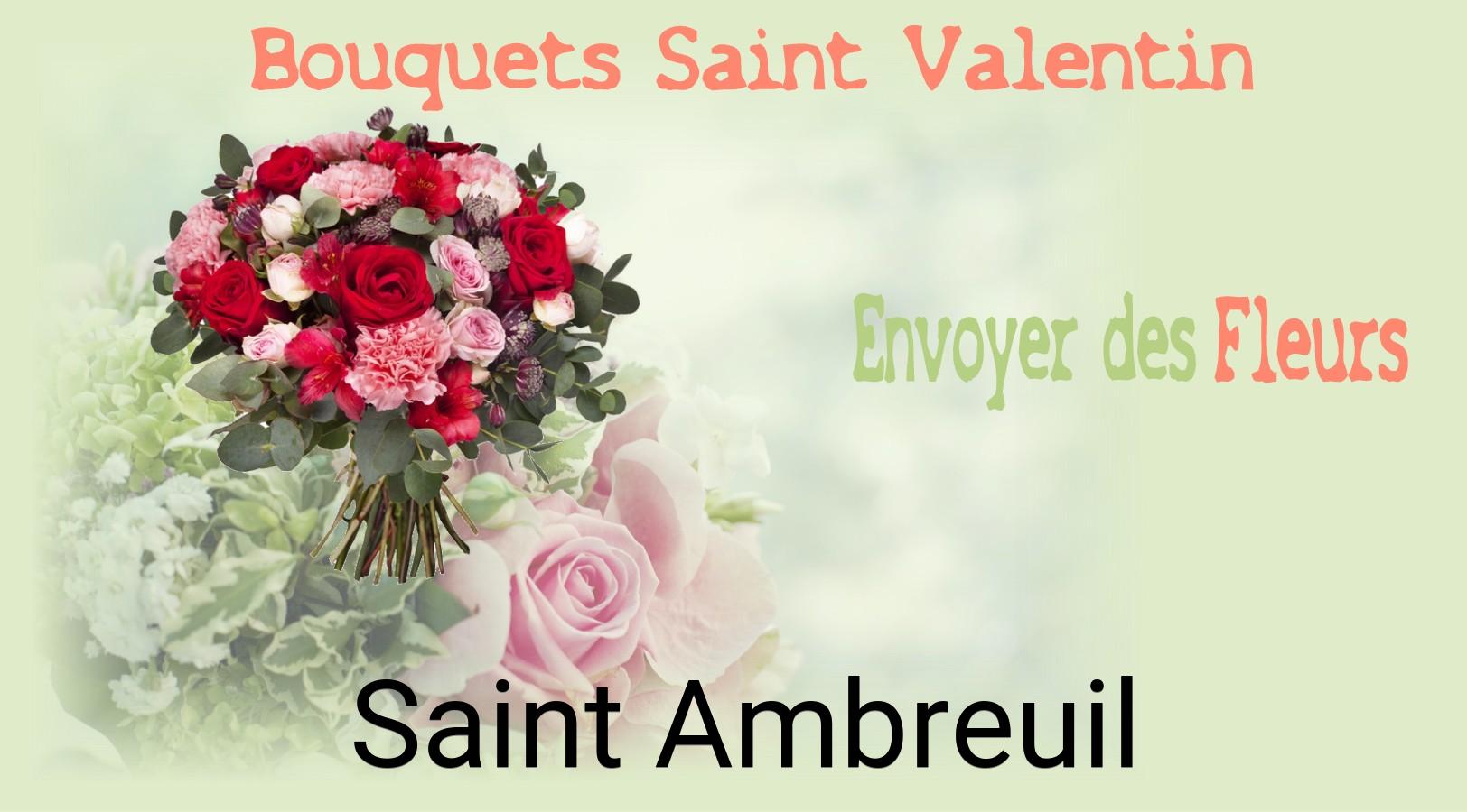 Roses de Saint-Valentin livrées à Saint-Ambreuil